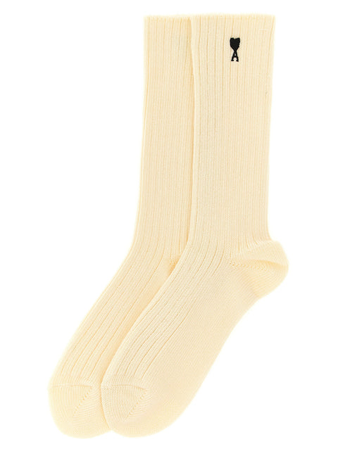 Ami Paris Ami De Coeur Socks