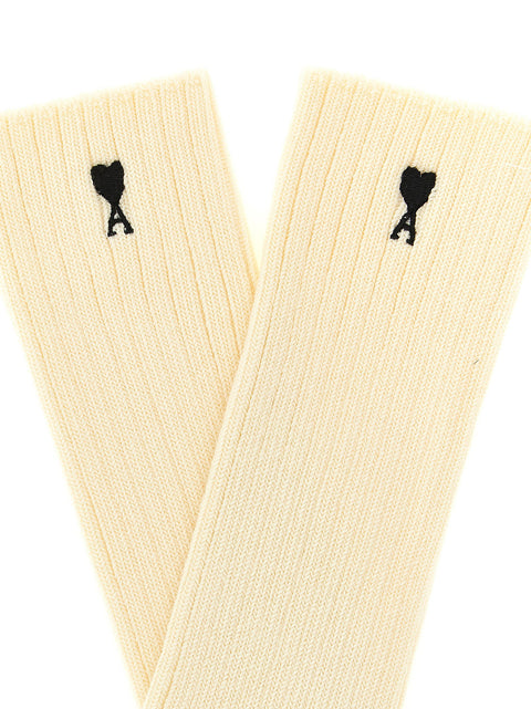 Ami Paris Ami De Coeur Socks