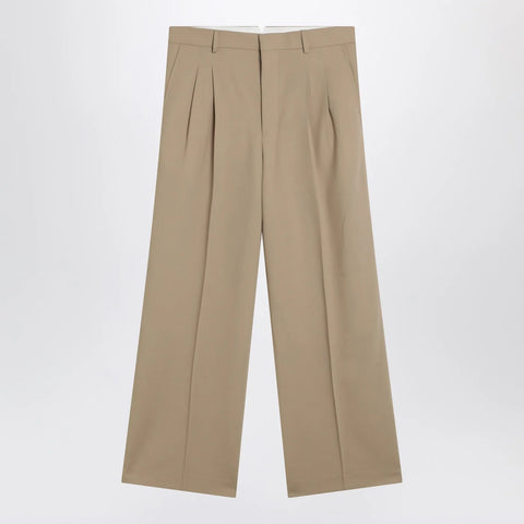 Ami Paris Beige wool trousers