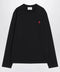 Ami Paris Black Ami De Coeur T-shirt