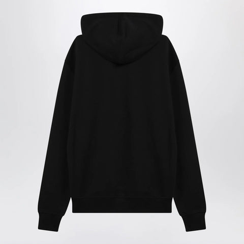 Ami Paris Black Ami De Coeur hooded sweatshirt