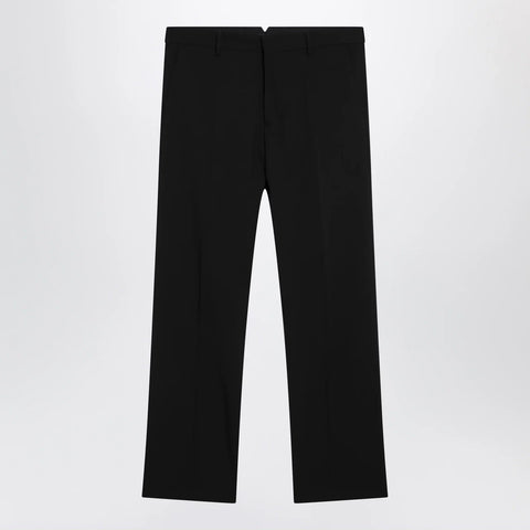 Ami Paris Black trousers in wool gabardine