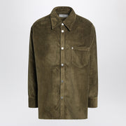 Ami Paris Bronze corduroy shirt