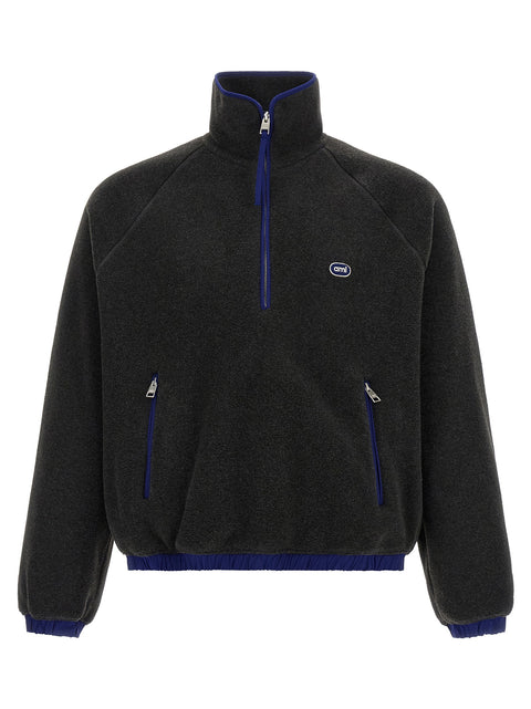 Ami Paris Carbon Grey Vareuse Sweatshirt