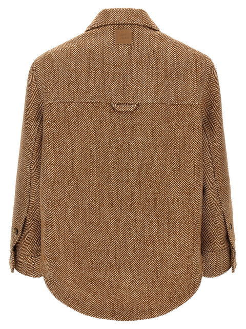 Ami Paris Chevron Wool Overshirt