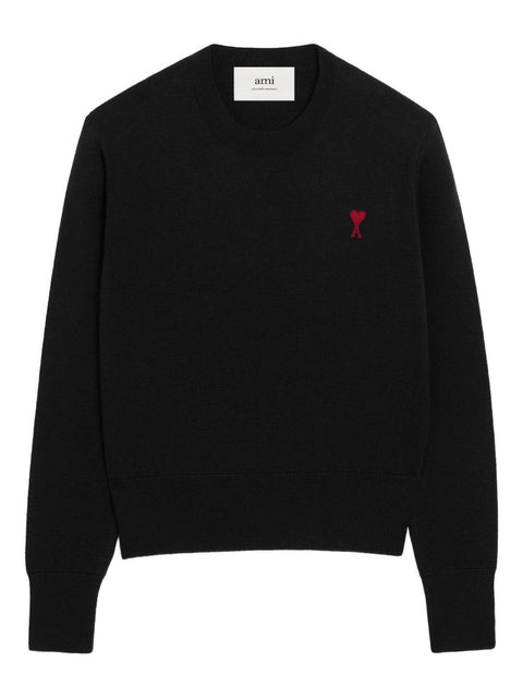 Ami Paris Coeur monogram motif Ami De Coeur wool sweater