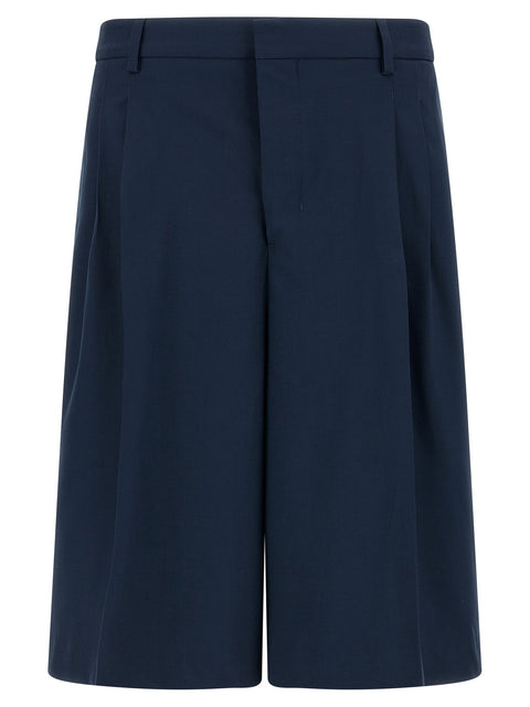 Ami Paris Fresh Wool Bermuda Shorts
