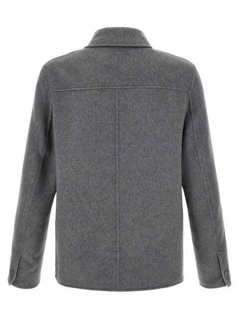 Ami Paris Grey Boule Jacket