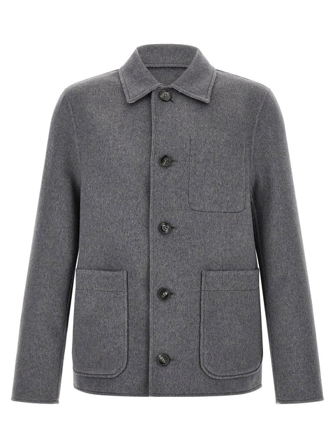 Ami Paris Grey Boule Jacket