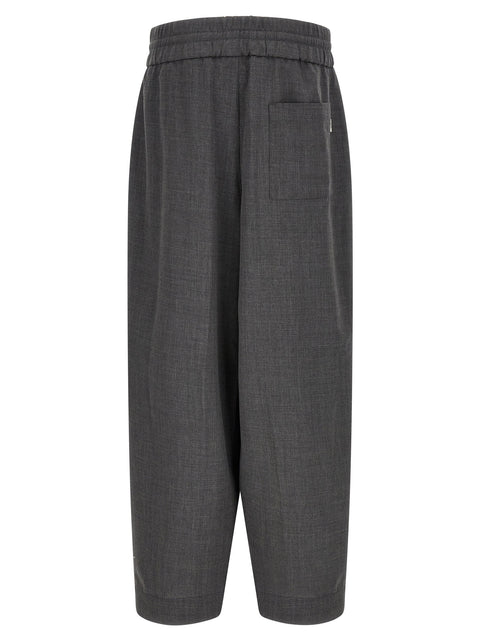 Ami Paris Mélange Wool Pants