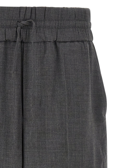 Ami Paris Mélange Wool Pants