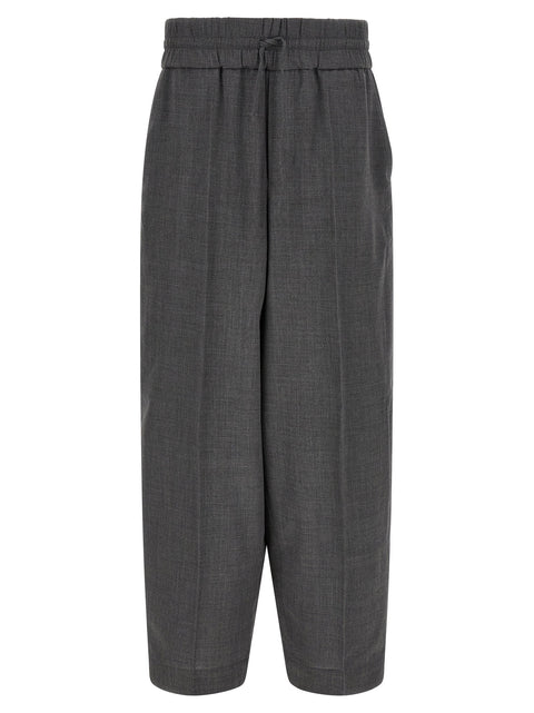 Ami Paris Mélange Wool Pants