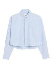 Ami Paris Shirts Clear Blue