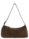 Ami Paris Small Brown Etienne Crossbody Bag