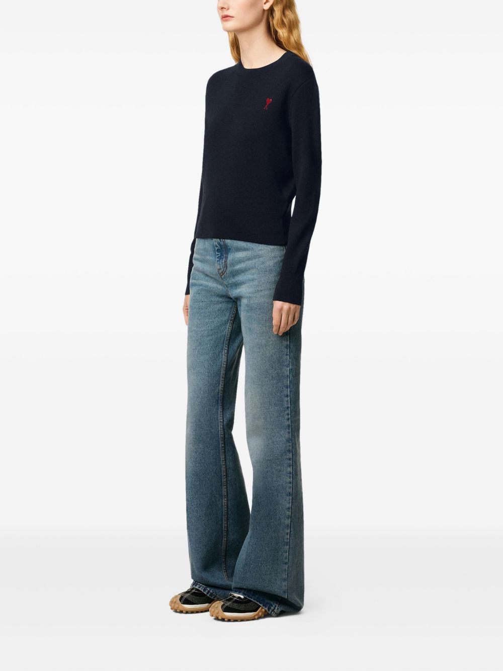 Ami Paris Sweaters Blue