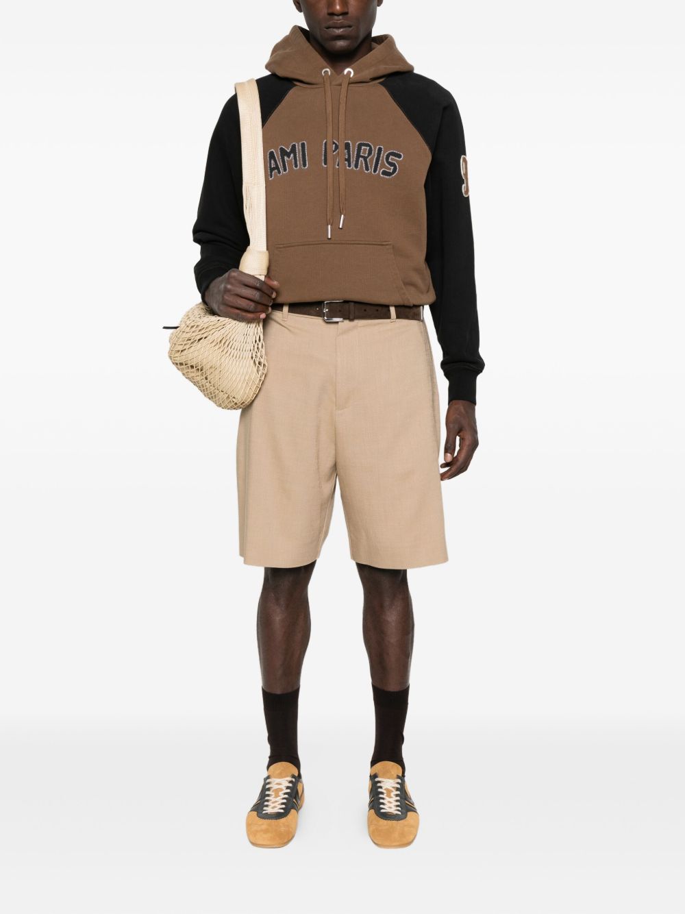 Ami Paris Sweaters Brown