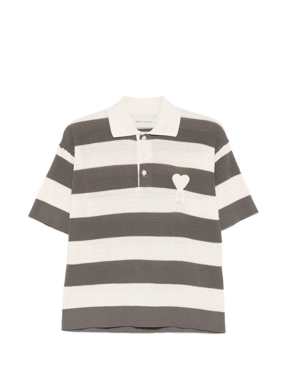 Ami Paris T-shirts and Polos Grey