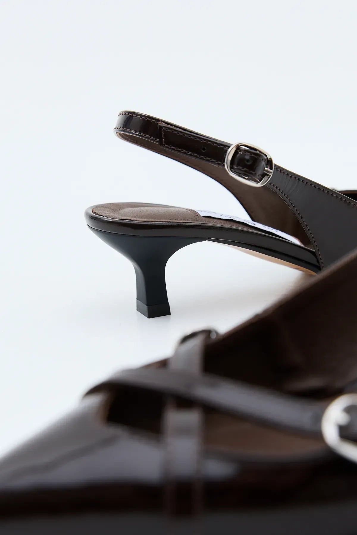 Ami Slingback Heels | Chocolate