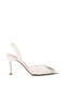 Amina Muaddi Camelia Lace slingback pumps