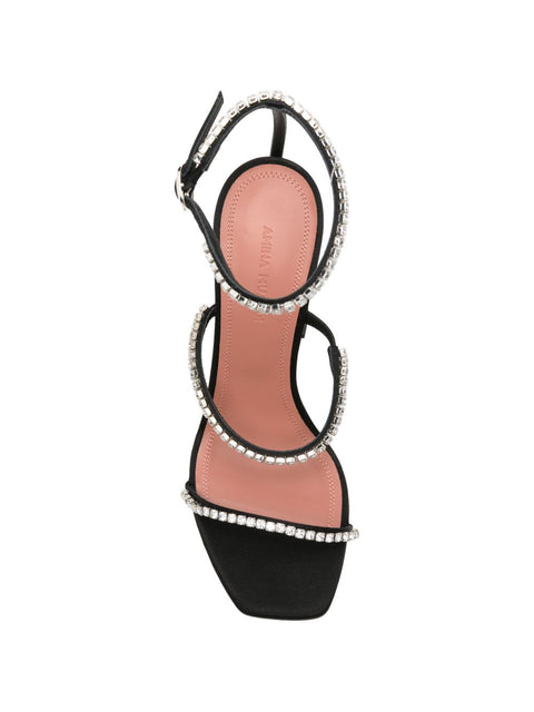 Amina Muaddi Gilda crystal sandals