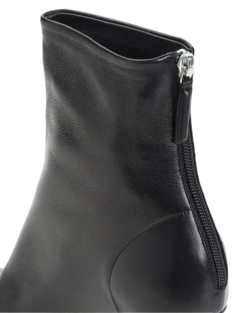 Amina Muaddi Iris leather boots