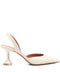 Amina Muaddi With Heel WHITE