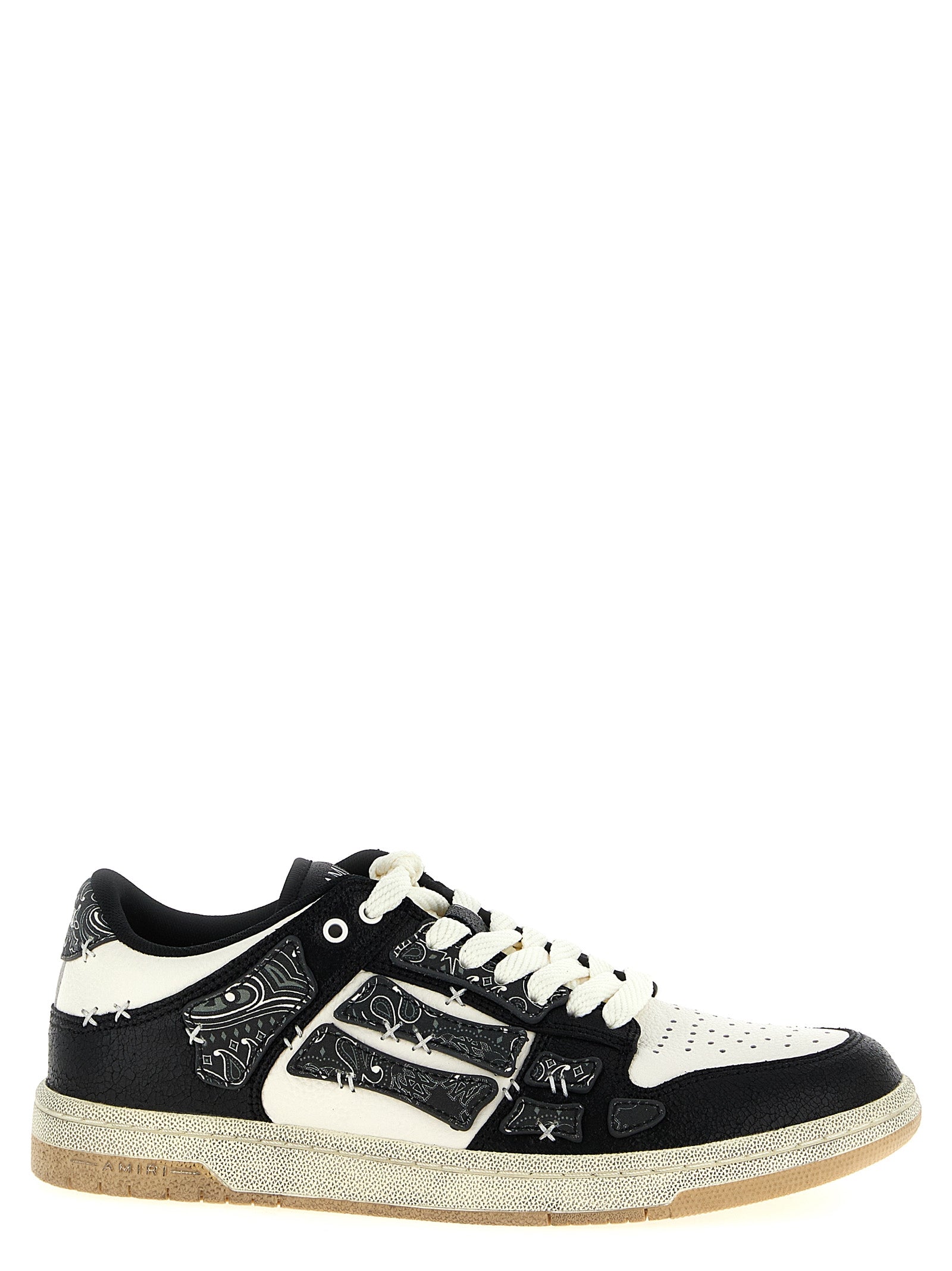 Amiri Bandana Skel Top Low Sneakers