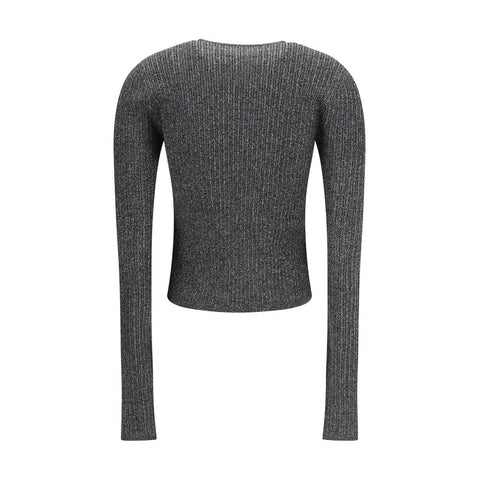 Amiri Black Viscose Cardigan