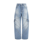 Amiri Blue Cotton Jeans Denim