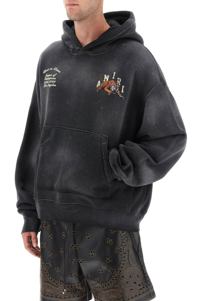 Amiri hoodie with vintage tiger print-men > clothing > t-shirts and sweatshirts > sweatshirts-Amiri-m-Mixed colours-Urbanheer