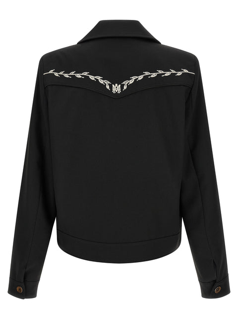 Amiri Western Jacket With Embroideries