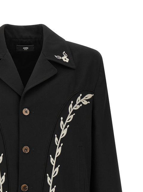 Amiri Western Jacket With Embroideries