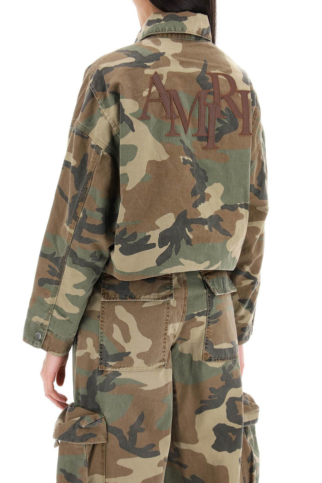 Amiri "workwear style camouflage jacket-women > clothing > jackets > casual jackets-Amiri-s-Khaki-Urbanheer