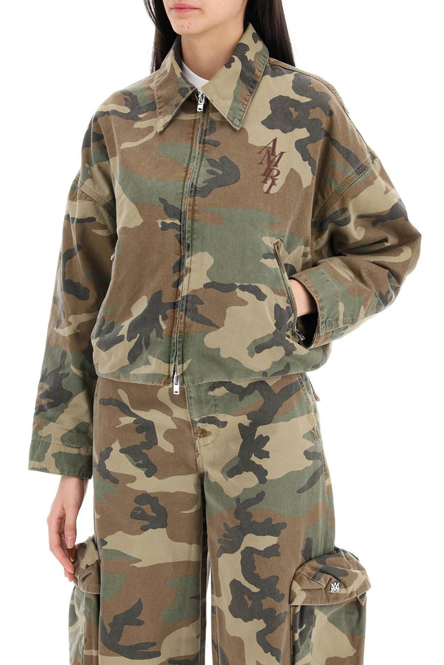 Amiri "workwear style camouflage jacket-women > clothing > jackets > casual jackets-Amiri-s-Khaki-Urbanheer