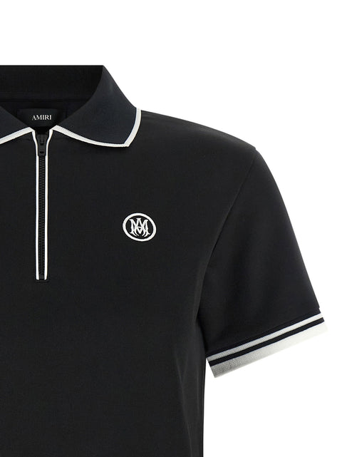 Amiri Zipped Polo Shirt