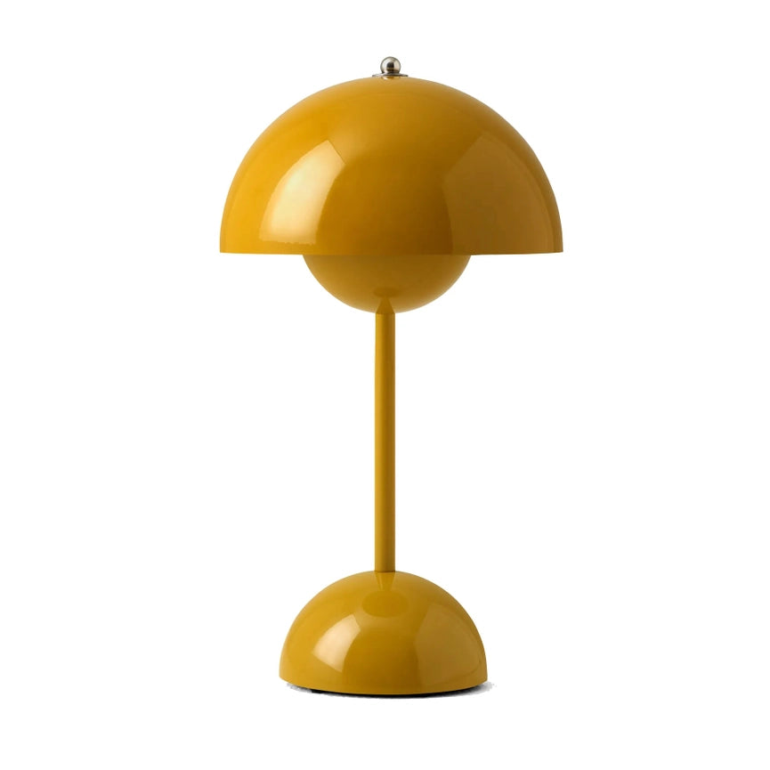 Amsterdam Modern Crystal Flowerpot Cordless Table Lamp-Table Lamp-NUMI Lamps-Mustard-Urbanheer
