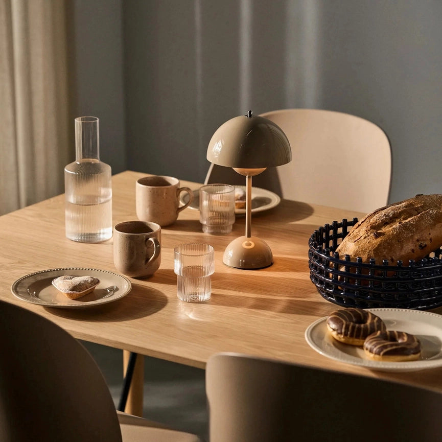 Amsterdam Modern Crystal Flowerpot Cordless Table Lamp-Table Lamp-NUMI Lamps-Gold-Urbanheer