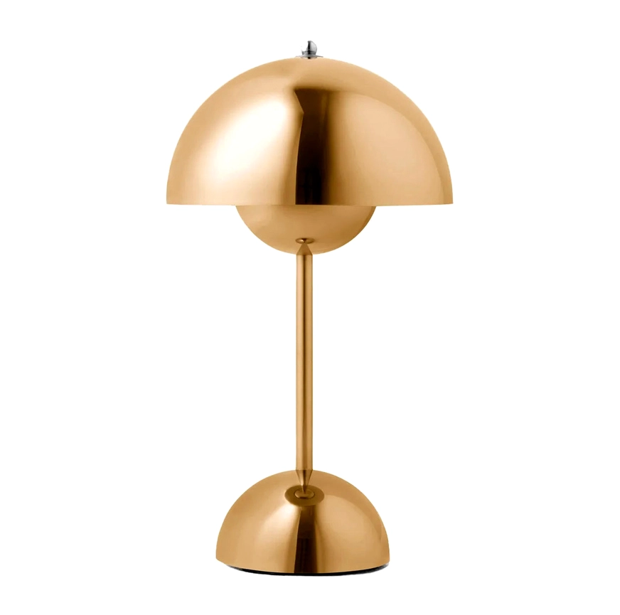 Amsterdam Modern Crystal Flowerpot Cordless Table Lamp-Table Lamp-NUMI Lamps-Gold-Urbanheer
