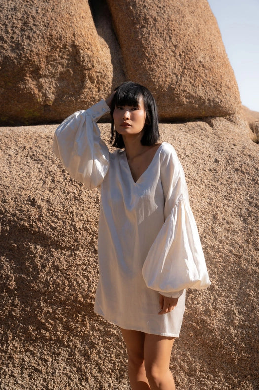 Amulet Mini Dress-Dress-A Perfect Nomad-S-WHITE-Urbanheer