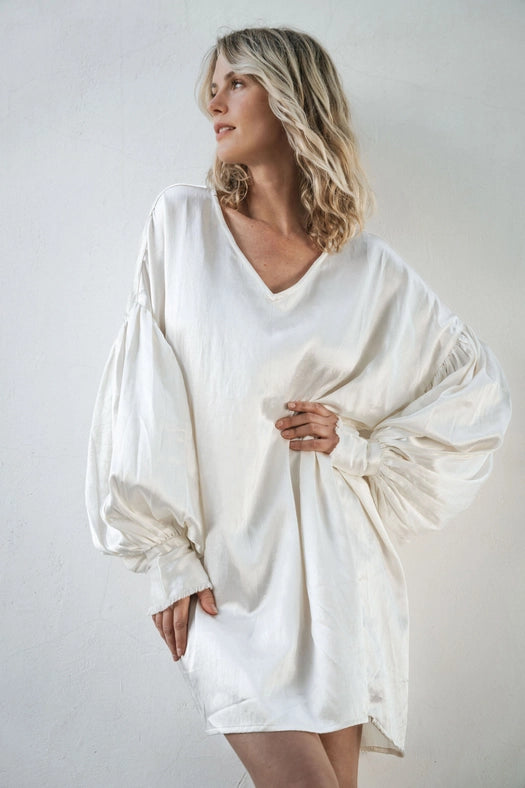 Amulet Mini Dress-Dress-A Perfect Nomad-S-WHITE-Urbanheer