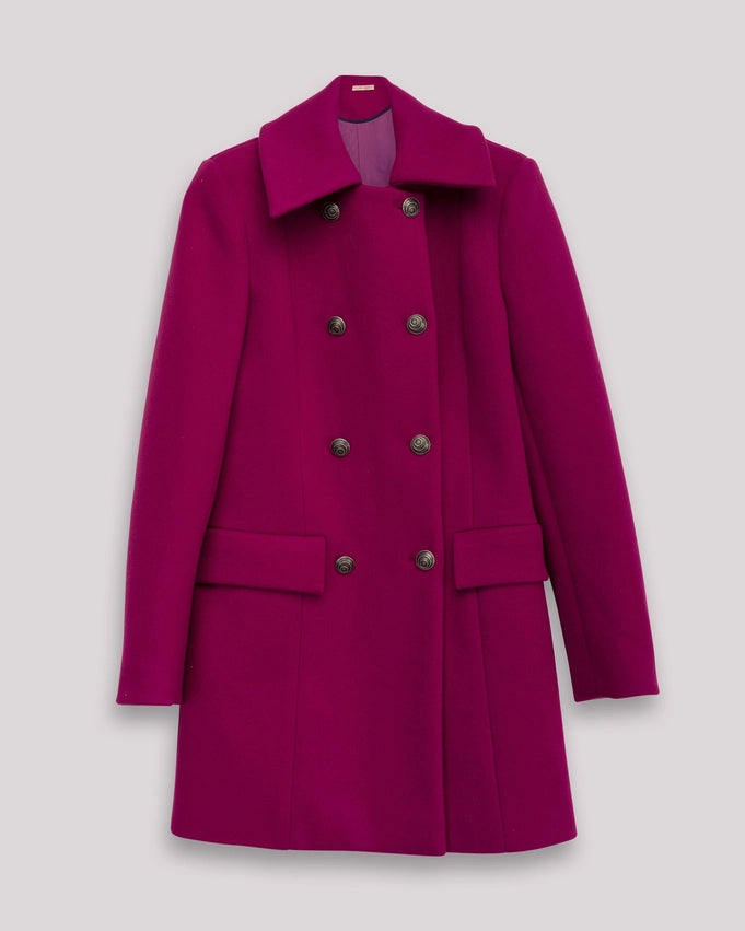 Ana Magenta Double Buttoned Coat-Coat-Dolores Promesas-36-Urbanheer