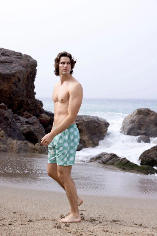 Andros Bottom Men'S Swim Short Sage Fan Palm-Short-Cousin The Label (Krewe du Q)-S-Sage Fan Palm-Urbanheer