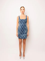 Angelica Denim Shift Dress
