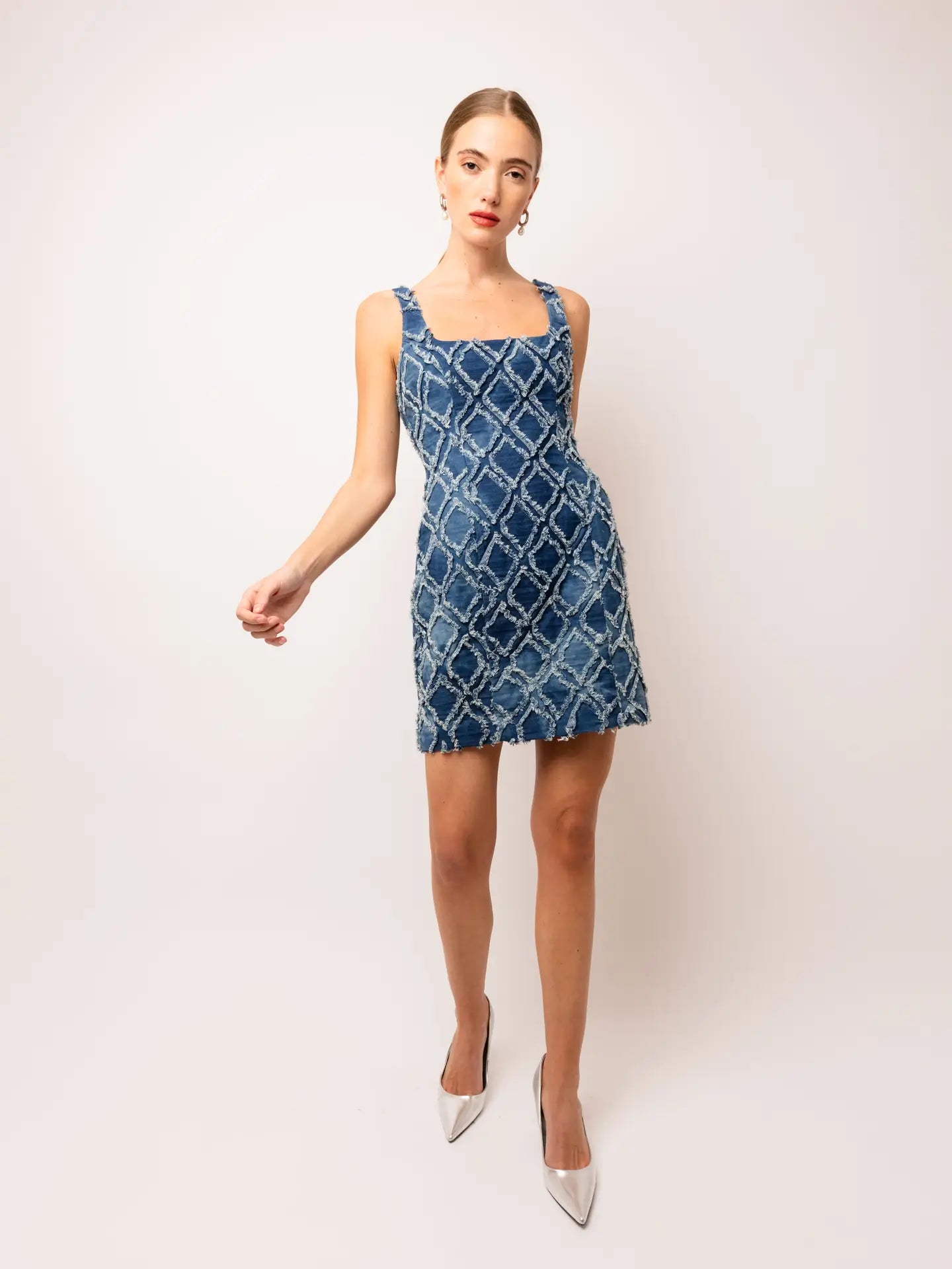 Angelica Denim Shift Dress