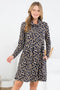 Animal Skin Print Winter Tunic Dress-Dress-LA Soul-S-Urbanheer