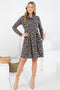 Animal Skin Print Winter Tunic Dress-Dress-LA Soul-S-Urbanheer