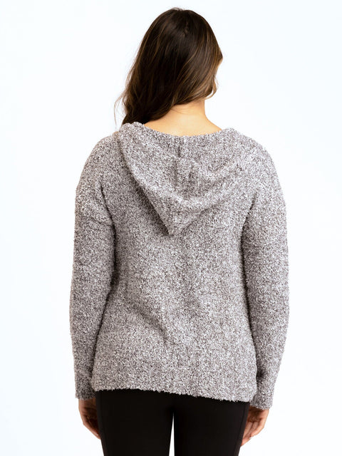 Anita Cozy Boucle Full Zip Sweater Hoodie