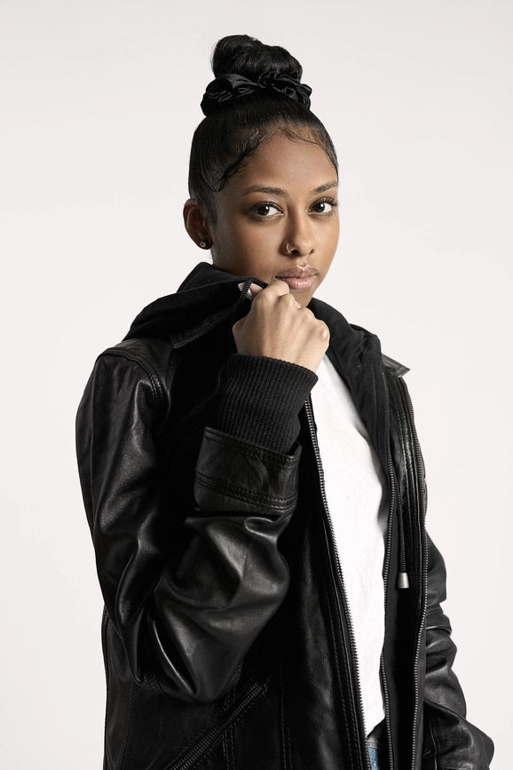 Anna Womens Leather Jacket-Jacket-Fadcloset-XS-Black-Urbanheer