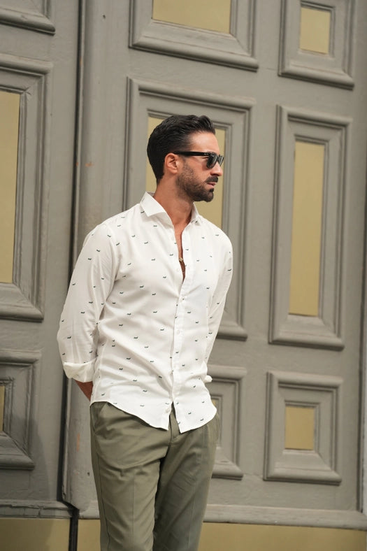 Ant Print Shirt-Shirt-DONATO-S-Urbanheer