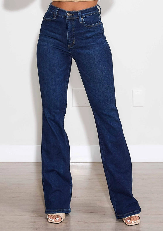 Anytime Bootcut Jeans  Dark Stone